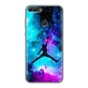 Чехлы для Huawei P Smart, Enjoy 7s, FIG-LA1 - с картинкой JORDAN (AlphaPrint) (Яркий Джордан)