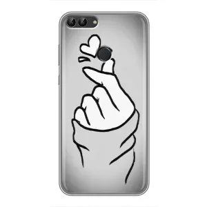 Чехол с принтом «Значок Love» для Huawei P Smart (Enjoy 7s, FIG-LA1)