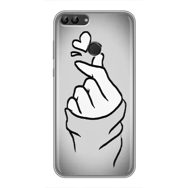 Чехол с принтом «Значок Love» для Huawei P Smart (Enjoy 7s, FIG-LA1)