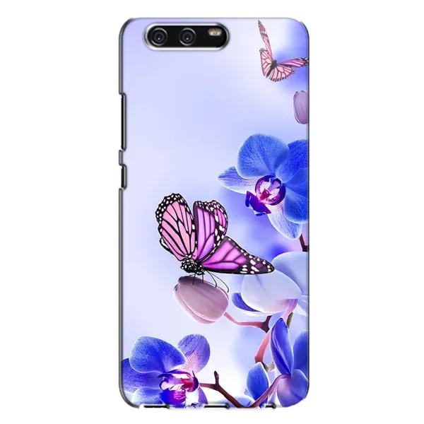 Чохол з принтом «Метелик на квітах» для Huawei P10 Plus (VKY)