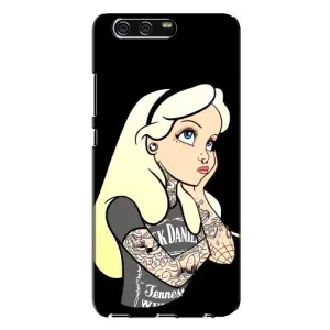 Чохол з друком для Huawei P10 Plus, VKY - (Мода) (AlphaPrint) (Дівчина в тату)