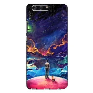 Космічні Чохли для Хуавей П10 Плюс (VPrint) (Вид Галактики)