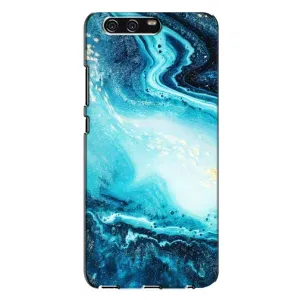 Мраморний чехол на Huawei P10 Plus, VKY (VPrint) (Блакитний мрамор)