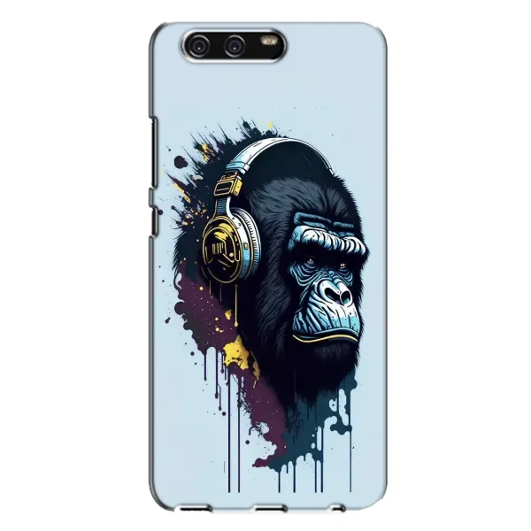 Чохол з принтом «Горила в навушниках» для Huawei P10 Plus (VKY)