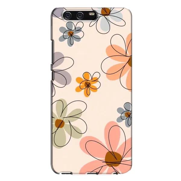 Чохол з принтом «Кольорові квіти» для Huawei P10 Plus (VKY)
