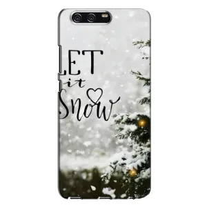Новорічні, Святкові Чохли для Huawei P10 Plus, VKY - 2024 год (Let it snow)