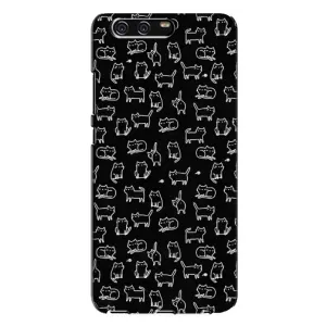 Чохол з принтом для Huawei P10 Plus, VKY (AlphaPrint) Модні коти (Маленькі котики)