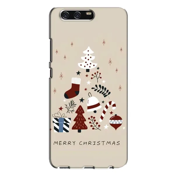 Чохол з принтом «Merry Christmas» для Huawei P10 Plus (VKY)