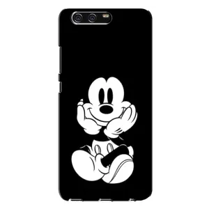 Міккі Маус чохол для Huawei P10 Plus, VKY (AlphaPrint - Мультяшні) (Маус на чорному)