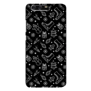 Новорічні, Святкові Чохли для Huawei P10 Plus, VKY - 2024 год (Новорічний фон)
