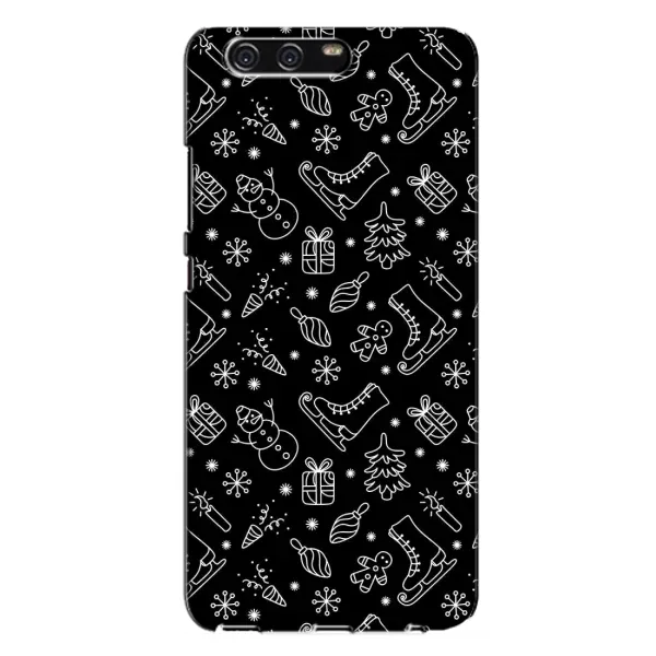 Чехол с принтом «Новогодний фон» для Huawei P10 Plus (VKY)