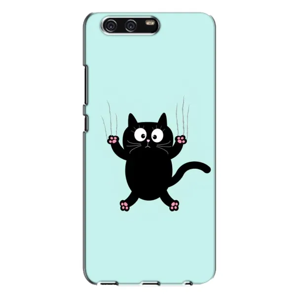 Чехол с принтом «Падающий кот» для Huawei P10 Plus (VKY)