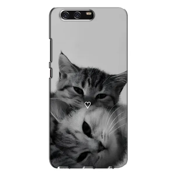 Чохол з принтом «Пара котів» для Huawei P10 Plus (VKY)