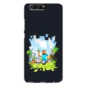 Чохол Майнкрафт на Huawei P10 Plus, VKY (AlphaPrint) Minecraft (персонажі Minecraft)