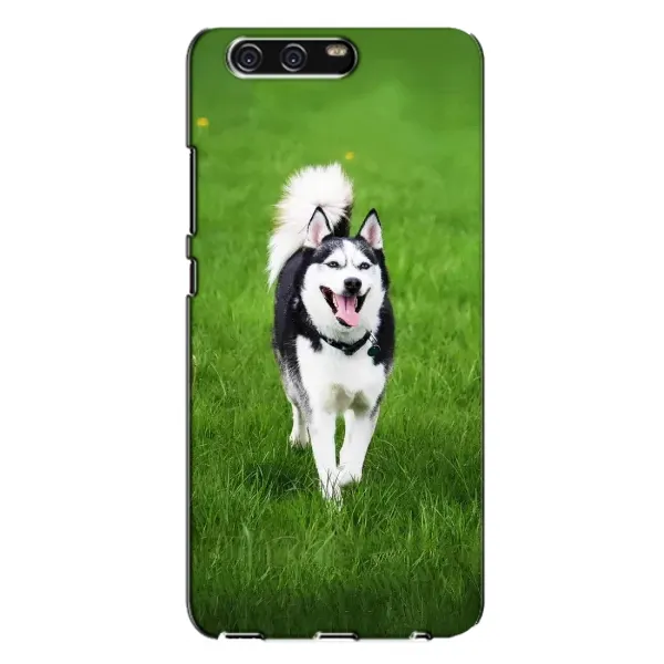 Чехол с принтом «Радостный Хаски» для Huawei P10 Plus (VKY)