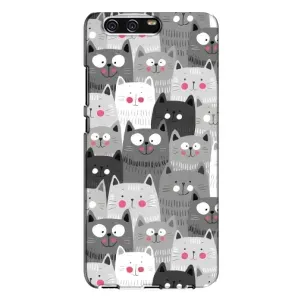 Чохли з Котиками для Huawei P10 Plus, VKY (VPrint) (Мальовані котики)