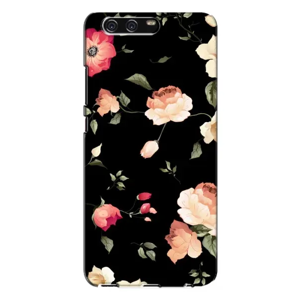 Чохол з принтом «Трояндочки» для Huawei P10 Plus (VKY)