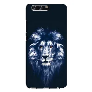 Чохол з картинкою ЛЕВ для Huawei P10 Plus, VKY (VPrint) (Синій Лев)