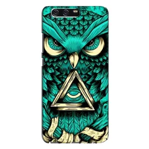 Чохол з пташками на Huawei P10 Plus, VKY (VPrint) (Сова з оком)