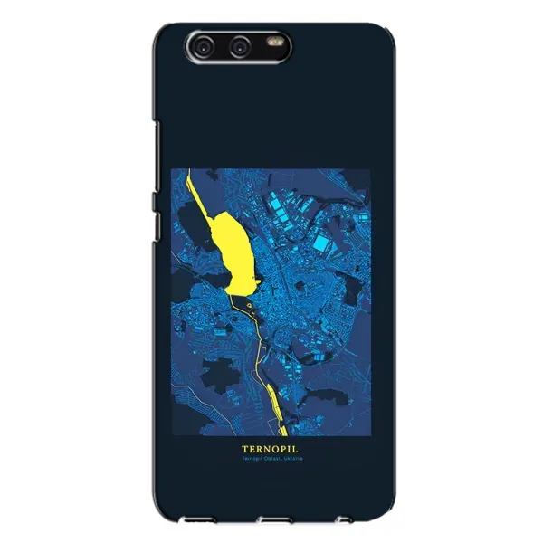 Чехол с принтом «Тернополь» для Huawei P10 Plus (VKY)