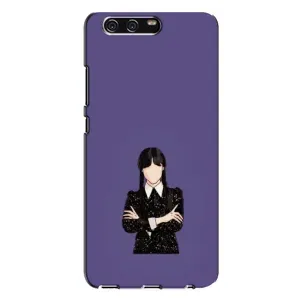 Чохли Венсдей на Huawei P10 Plus, VKY Уенсдей (AlphaPrint) (Венздей у чорному)