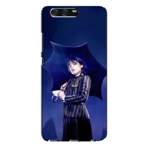 Чохли Венсдей на Huawei P10 Plus, VKY Уенсдей (AlphaPrint) (Венздей з парасолькою)