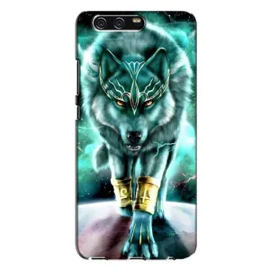 Защитные чехлы для Хуавей П10 Плюс (AlphaPrint) (ХИТ продаж) ВОЛК