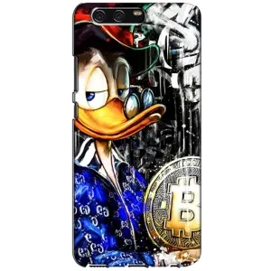 Чехлы для Хуавей П10 - Scrooge MagDag (PREMIUMPrint) (Биткойн Скрудж)