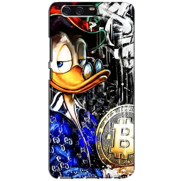 Чехол с принтом «Биткойн Скрудж» для Huawei P10 (VTR)