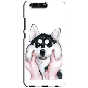 Чехлы с собаками для Huawei P10, VTR (VPrint) (Довольный Хаски)