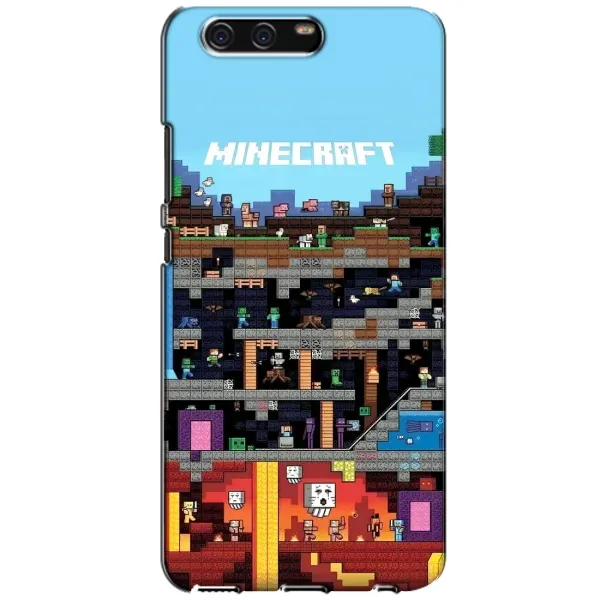 Чехол с принтом «фон Minecraft» для Huawei P10 (VTR)