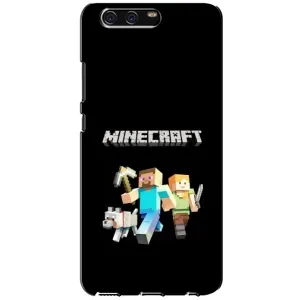 Чехол Майнкрафт на Huawei P10, VTR (AlphaPrint) Minecraft (герои Minecraft)