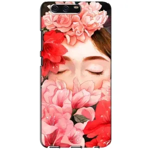 Чехлы (ART) Цветы на Huawei P10, VTR (VPrint) (Глаза в цветах)