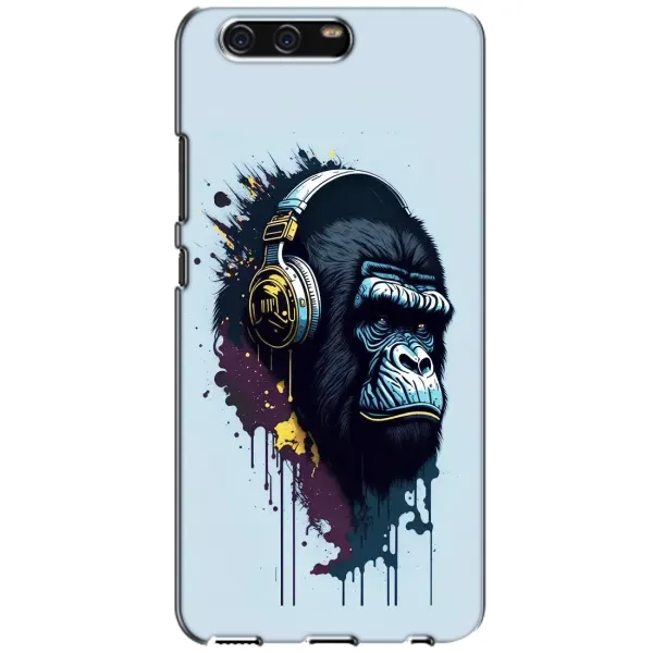 Чехол с принтом «Горилла в наушниках» для Huawei P10 (VTR)
