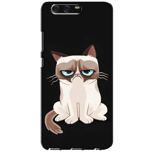 Чехол с принтом «Грустный кот» для Huawei P10 (VTR)