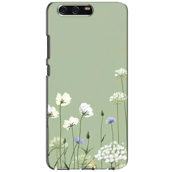 Чехол с принтом «Цветы на зеленом» для Huawei P10 (VTR)