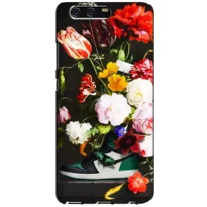 Брендновые Чехлы для Huawei P10, VTR - (PREMIUMPrint) (Nike цветы)