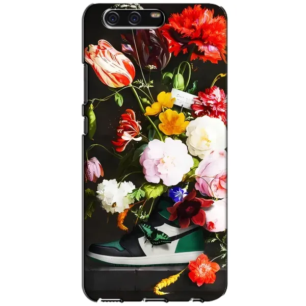 Чехол с принтом «Nike цветы» для Huawei P10 (VTR)
