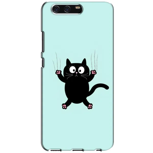 Чехол с принтом «Падающий кот» для Huawei P10 (VTR)