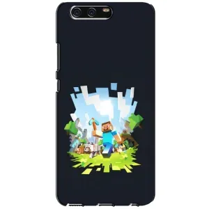 Чехол Майнкрафт на Huawei P10, VTR (AlphaPrint) Minecraft (персонажи Minecraft)