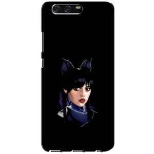 Чехлы Венсдей на Huawei P10, VTR Уэнсдей (AlphaPrint) (серьезная Уэнздей)