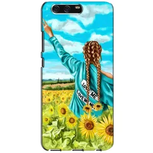 Чехол для Патриота Украины Huawei P10, VTR - (AlphaPrint) (Украиночка)