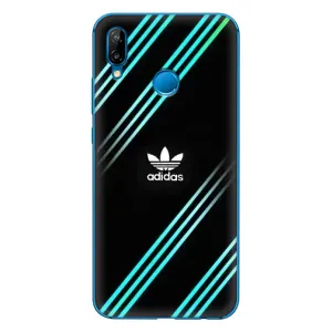 Чехлы Адидас для Huawei P20 Lite (2019) (AlphaPrint) (Адидас с полосами)