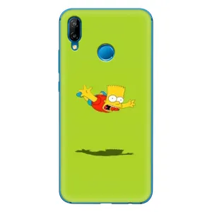 Чехол с Симпсонами для Huawei P20 Lite (2019) (VPrint) (Барт Симпсон)