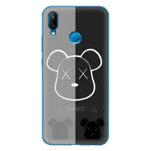 Чехлы для Huawei P20 Lite (2019) - Bearbrick Louis Vuitton (PREMIUMPrint) (БеарБрик глаза)