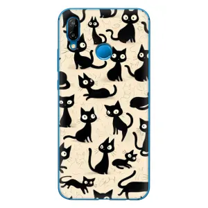 Чехол с рисунком кот на Huawei P20 Lite (2019)