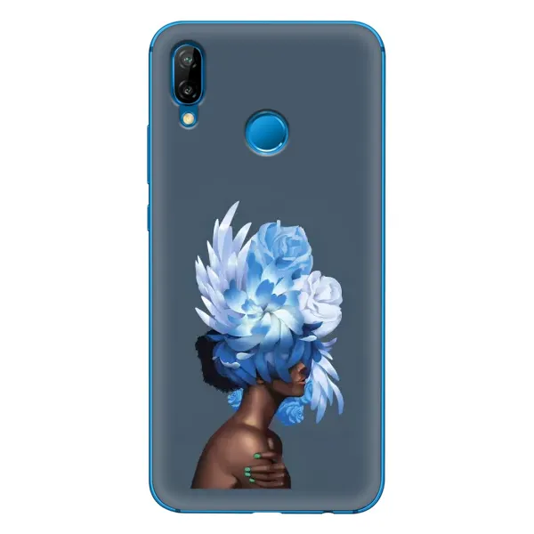 Чехол с принтом «Цветы на голове» для Huawei P20 Lite (2019)