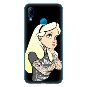 Чохол з друком для Huawei P20 Lite (2019) - (Мода) (AlphaPrint) (Дівчина в тату)