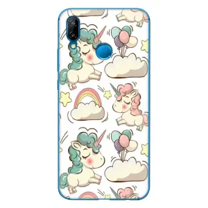 Чохол для P20 Lite 2019 - (Єдинорожки - Новинки) (AlphaPrint) (Єдиноріжки)