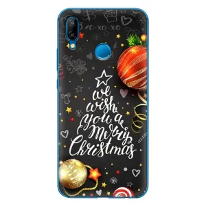 Різдвяні Чохли для Huawei P20 Lite (2019) (VPrint) (Ялинка)